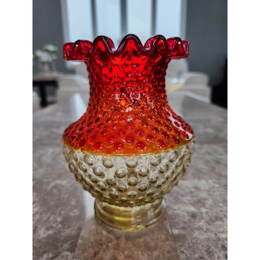 Vintage Kanawha Amberina Vase